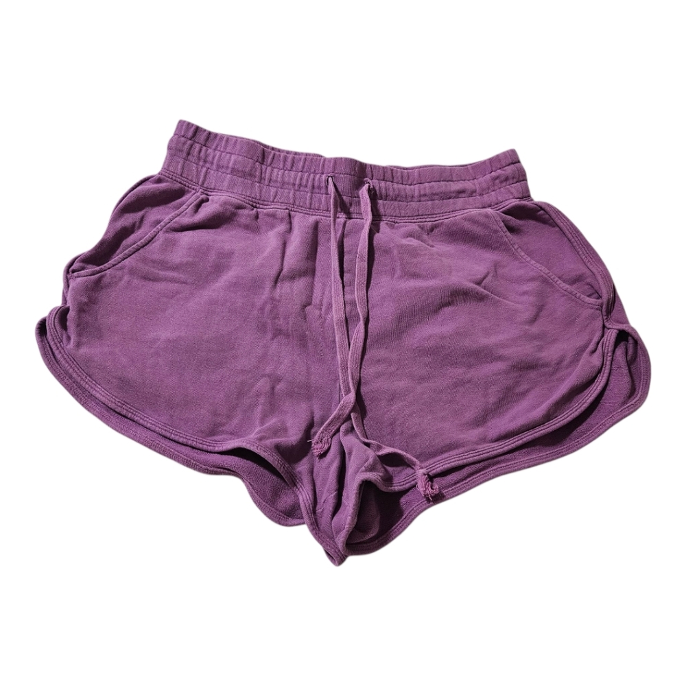 Fabletics Purple Athletic Shorts With Pockets Size Large